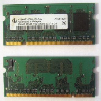 Модуль памяти для ноутбуков 256MB DDR2 SODIMM PC3200 (Великий Новгород)